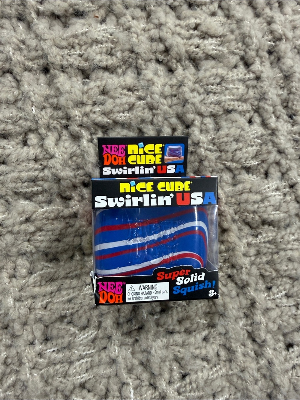 Schylling Nice Cube Swirlin' USA NeeDoh